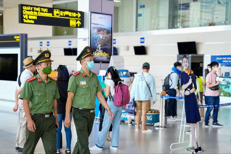 đồn công an gần sân bay Nội Bài