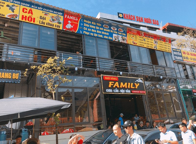 quán ăn ngon ở tam đảo